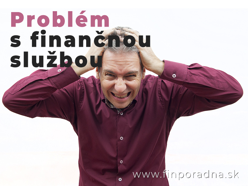 Problém s finančnou službou